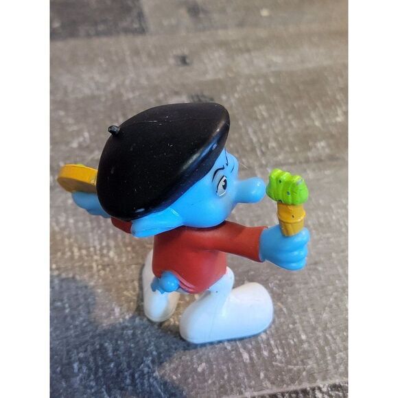 McDonald's 2011 painter Smurfs peyo toy figure - Picture 3 of 6